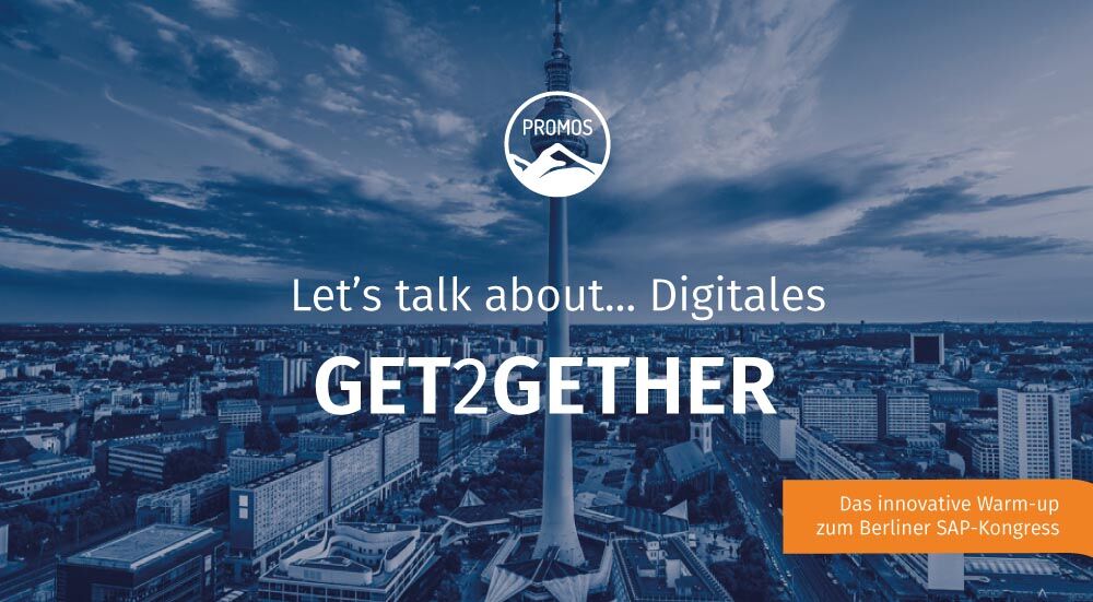 Einladung zum PROMOS Get2gether am Vorabend des SAP Kongress für Immobilien 2024