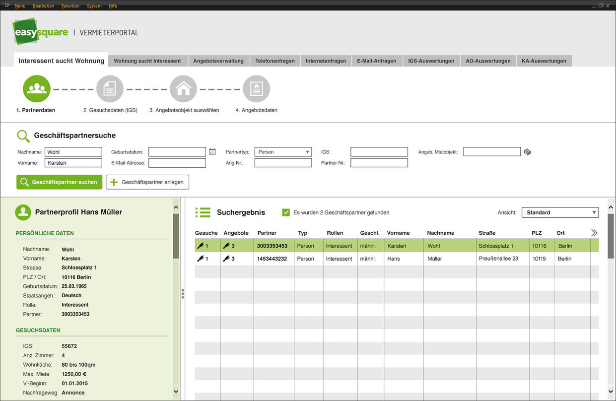 Das neue Design wird in der kommenden SAPUI5-Version die Bearbeitungsmasken noch intuitiver gestalten. easysquare Vermieterportal