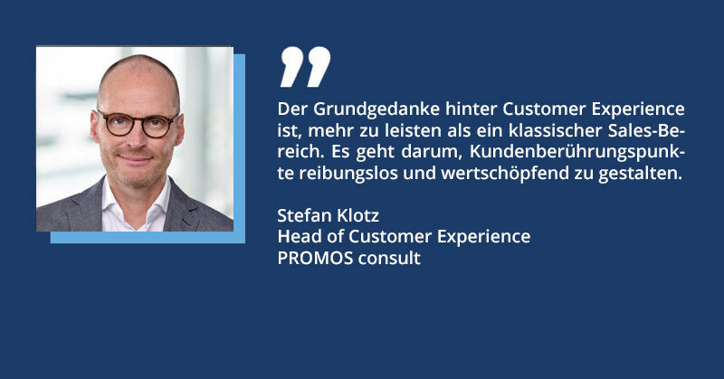 Stefan Klotz möchte mit seinem Team im Team Customer Experience eine neue Qualität der Beziehung erreichen.