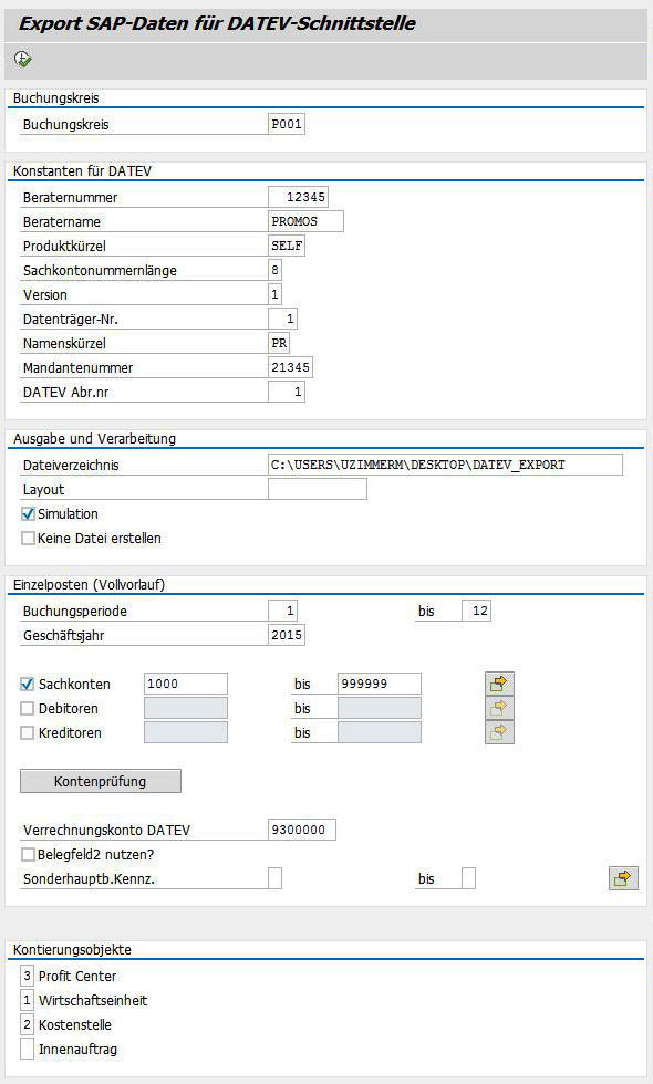 Accurate data transfer with the DATEV interface.  Fehlerfreier Datentransport mit der DATEV-Schnittstelle