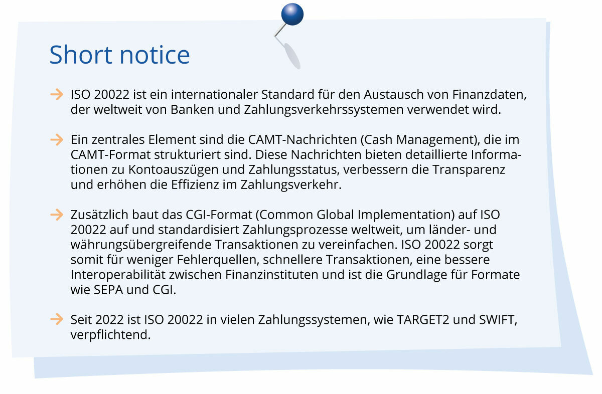 Mit der Umstellung auf CGI wird der Zahlungsverkehr weltweit vereinheitlicht und vereinfacht.